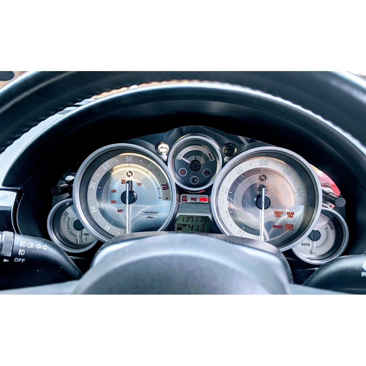 Classic Stainless Steel Gauge Face NC 